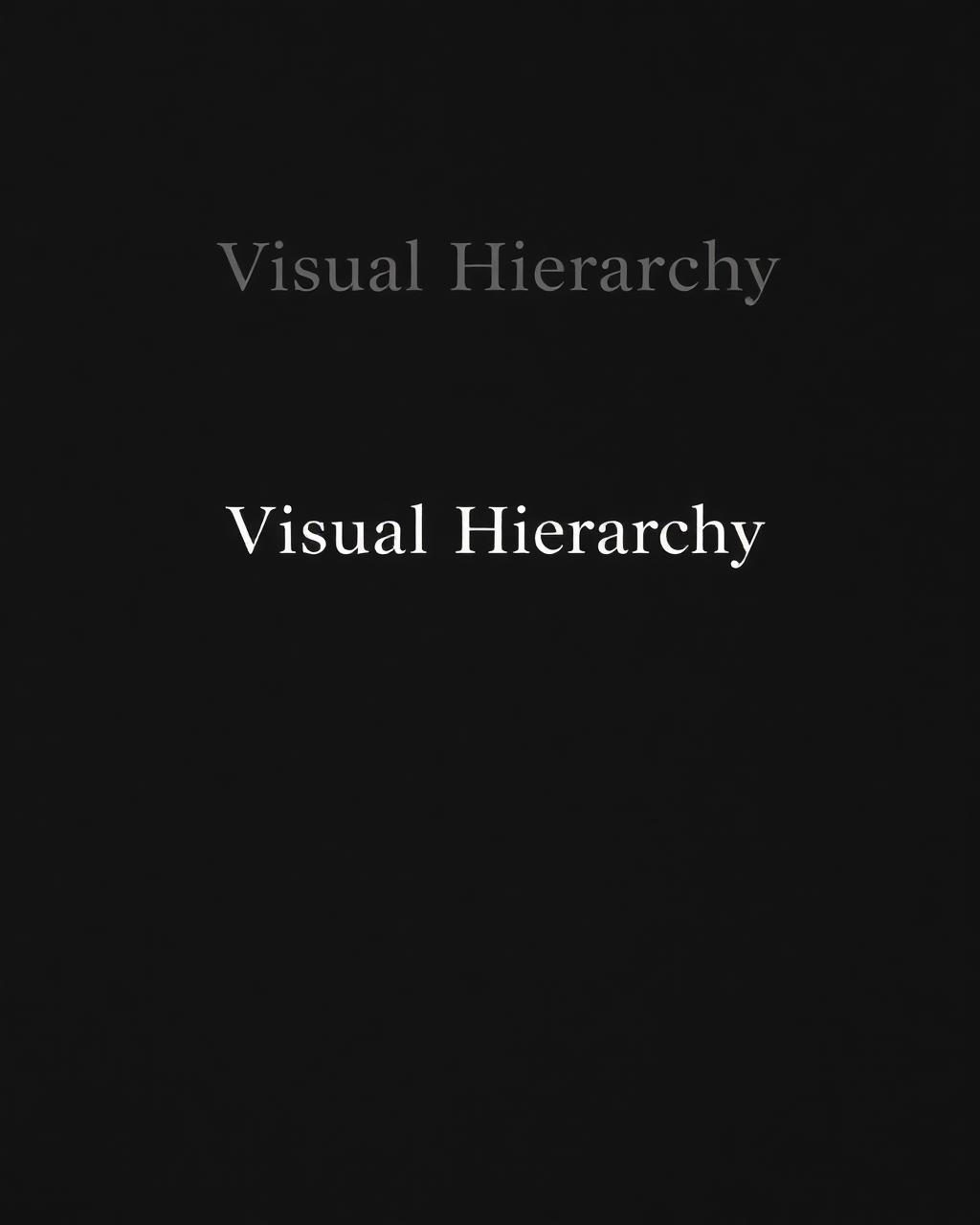 Visual Hierarchy Guide